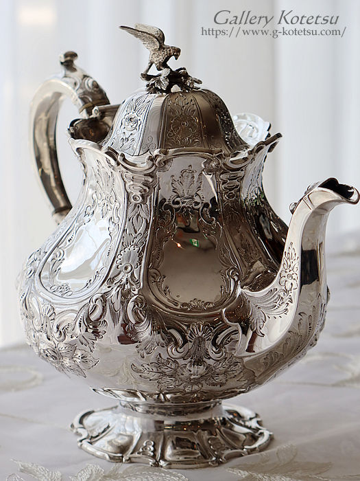 Vo[eB[|bg antique silver teapot