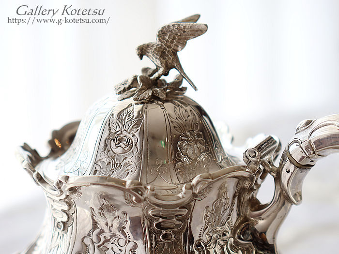 Vo[eB[|bg antique silver teapot