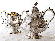 AeB[NVo[eB[Zbg antique silver teaset