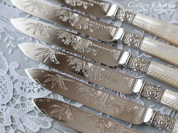 AeB[NVo[@fU[gJg[ antiquesilver dessertcutlery