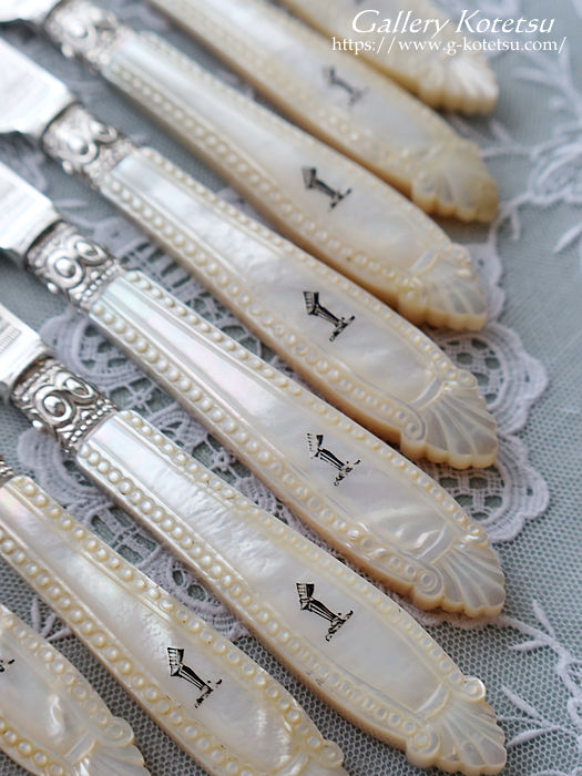 AeB[NVo[@fU[gJg[ antiquesilver dessertcutlery