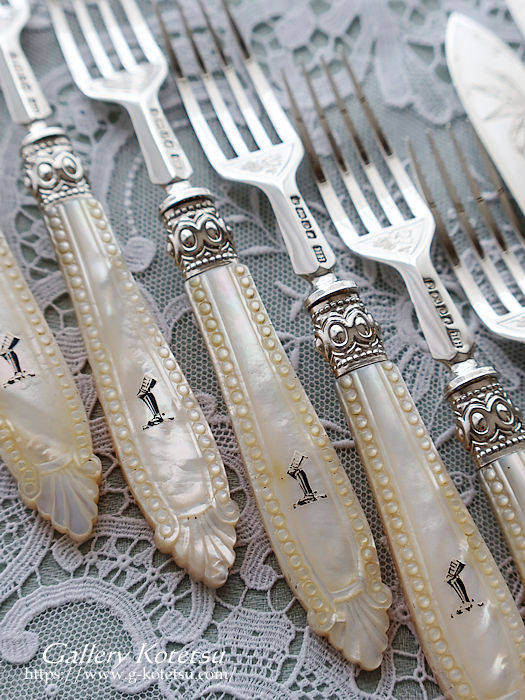 AeB[NVo[@fU[gJg[ antiquesilver dessertcutlery