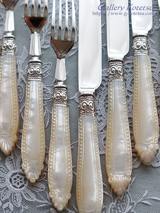 AeB[NVo[@fU[gJg[ antiquesilver dessertcutlery