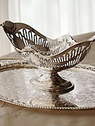 シルバーバスケット antique silver basket