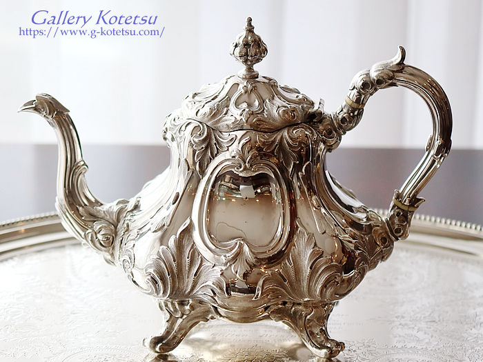 Vo[eB[|bg antique silver teapot