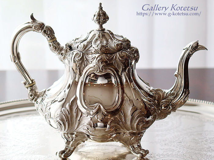 Vo[eB[|bg antique silver teapot