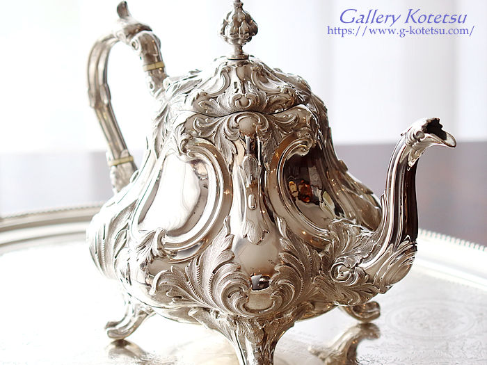 Vo[eB[|bg antique silver teapot