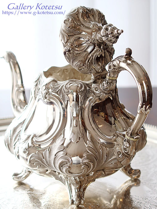 Vo[eB[|bg antique silver teapot