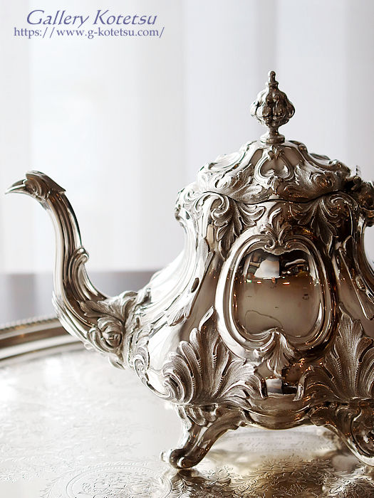 Vo[eB[|bg antique silver teapot