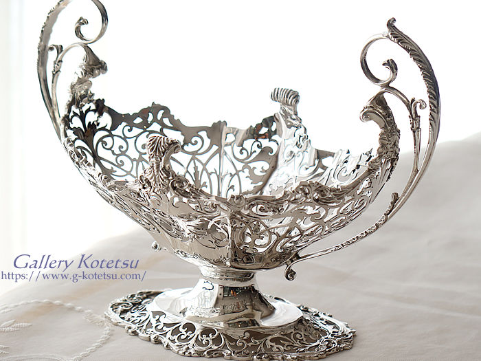 AeB[NVo[R|[g antique silver compote