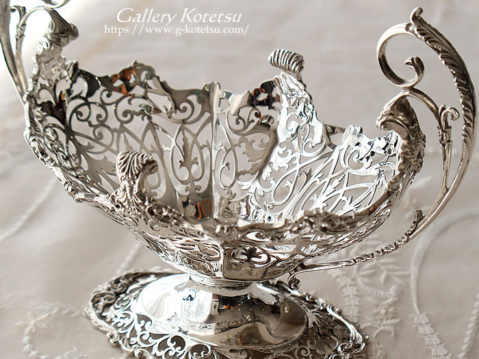 AeB[NVo[R|[g antique silver compote