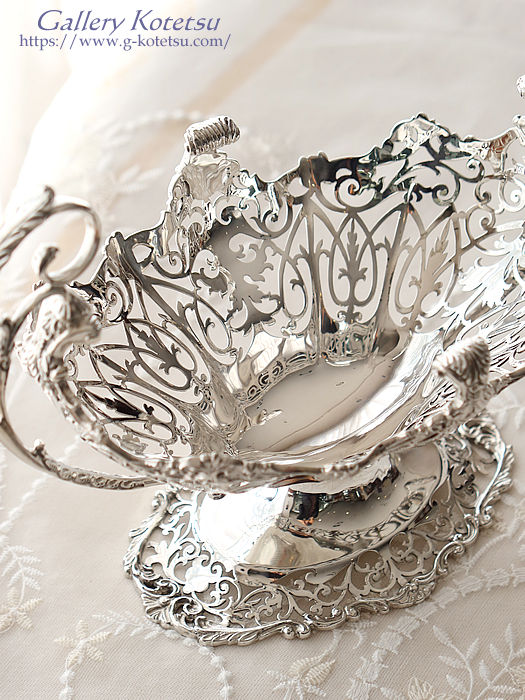 AeB[NVo[R|[g antique silver compote