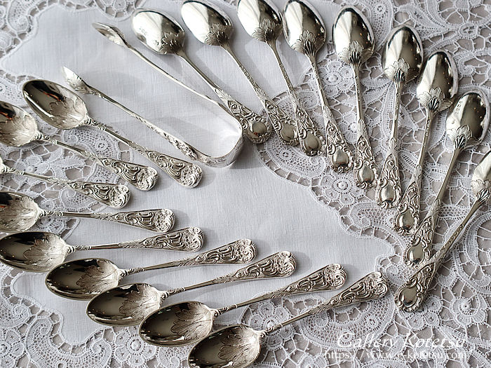 antique silver tea spoon