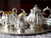 AeB[NVo[eB[Zbg antique silver teaset