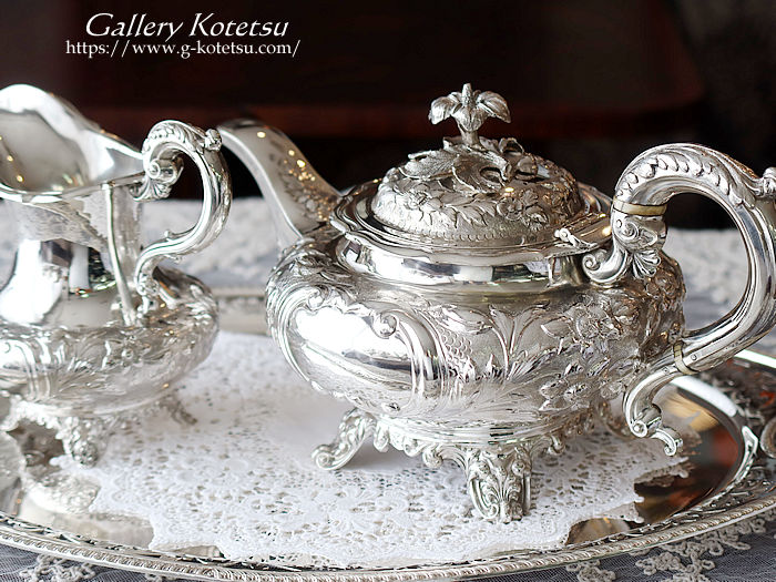 Vo[eB[|bg antique silver teapot