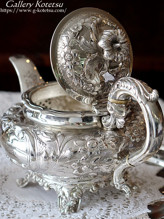 Vo[eB[|bg antique silver teapot