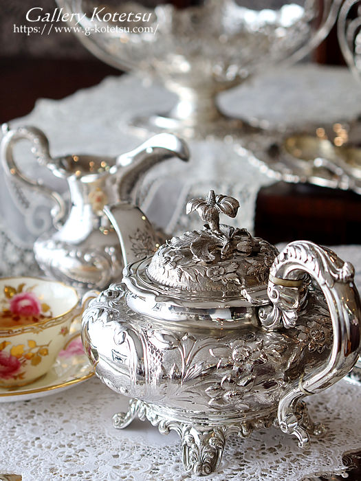 Vo[eB[|bg antique silver teapot