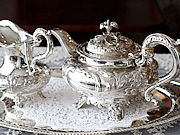 AeB[NVo[eB[Zbg antique silver teaset