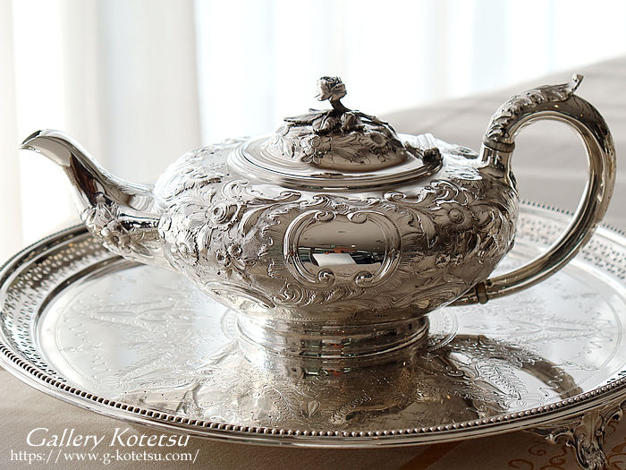 Vo[eB[|bg antique silver teapot