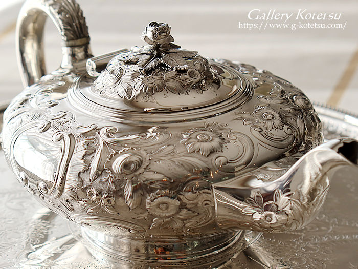 Vo[eB[|bg antique silver teapot