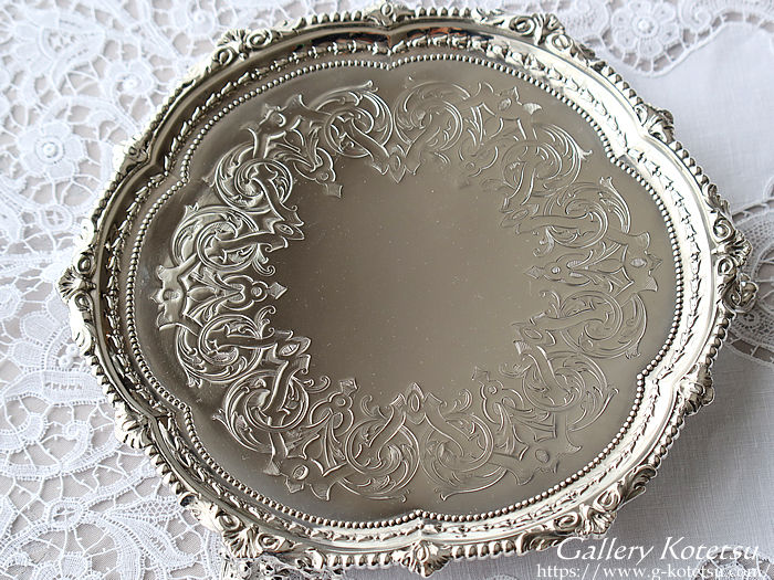 Vo[T@ antiquesilver salver