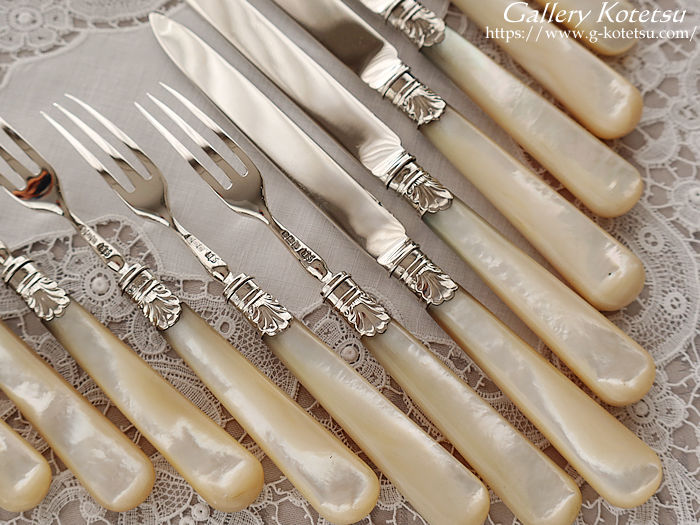 AeB[NVo[@fU[gJg[ antiquesilver dessertcutlery