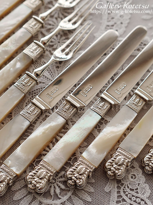 AeB[NVo[@fU[gJg[ antiquesilver dessertcutlery