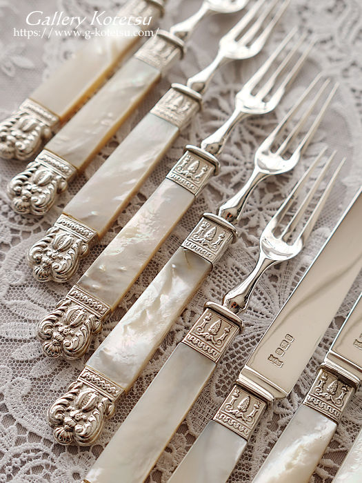 AeB[NVo[@fU[gJg[ antiquesilver dessertcutlery