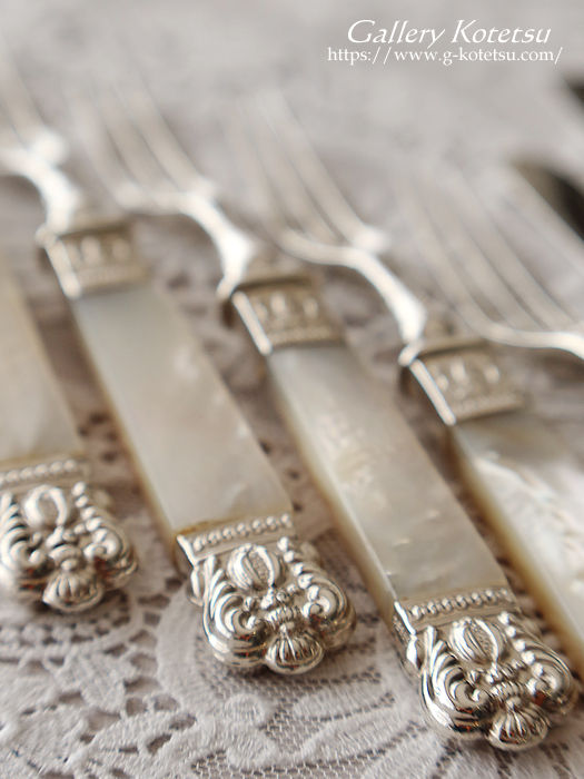 AeB[NVo[@fU[gJg[ antiquesilver dessertcutlery