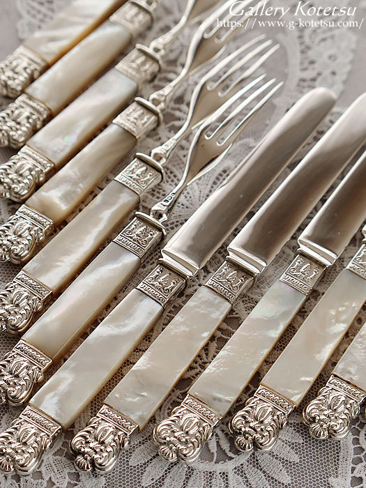 AeB[NVo[@fU[gJg[ antiquesilver dessertcutlery