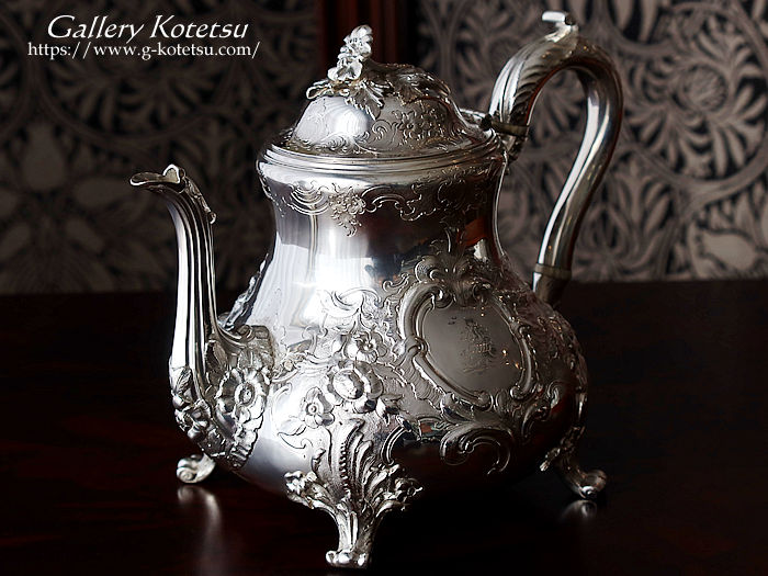 Vo[eB[|bg antique silver teapot