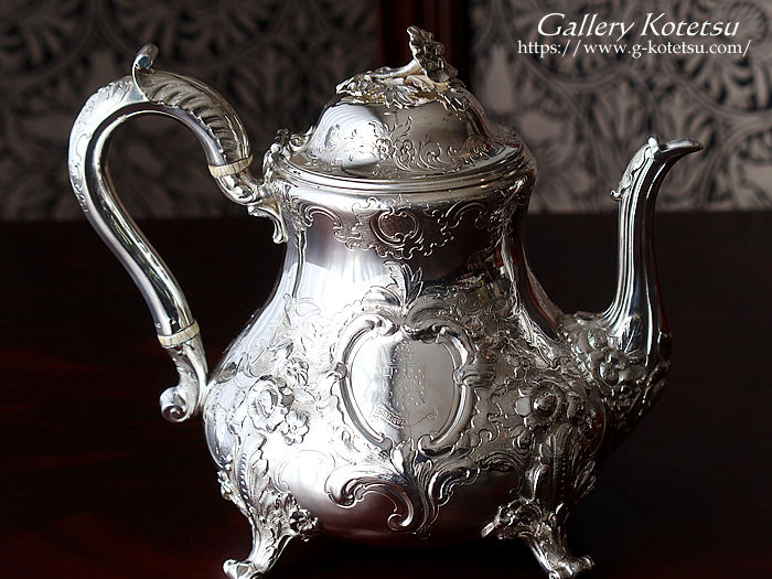 Vo[eB[|bg antique silver teapot