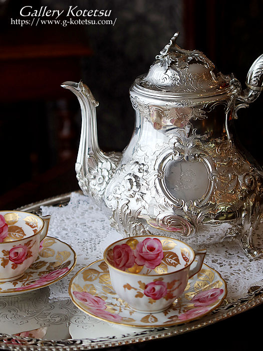 Vo[eB[|bg antique silver teapot