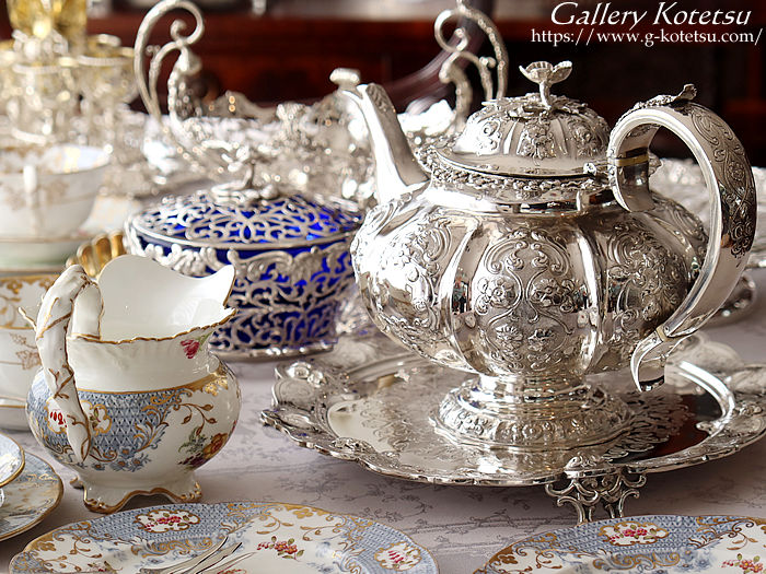 Vo[eB[|bg antique silver teapot