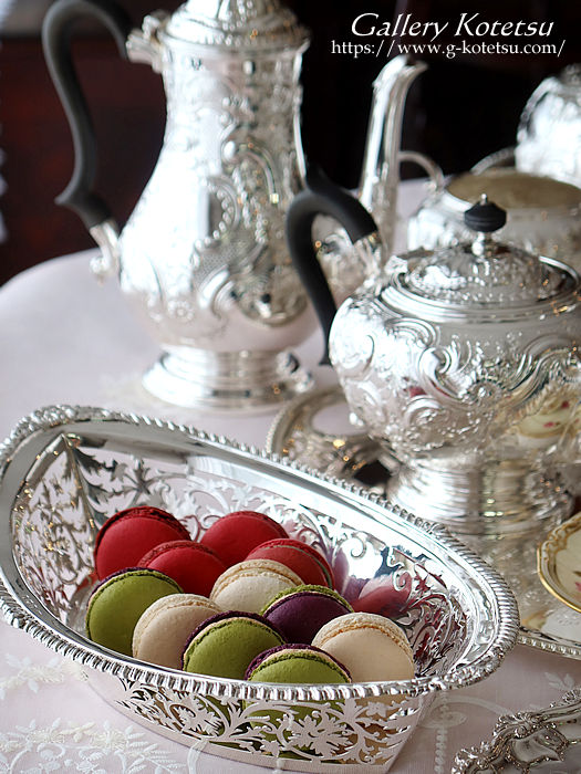 Antique silver bread basket �u���b�h�o�X�P�b�g