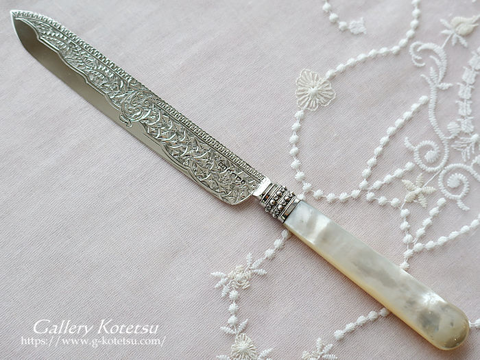 antique silver cake knife AeB[NVo[@P[LiCt