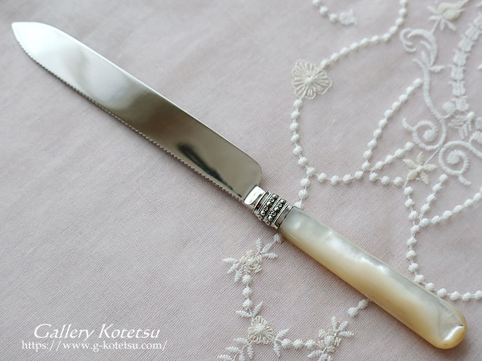 antique silver cake knife AeB[NVo[@P[LiCt