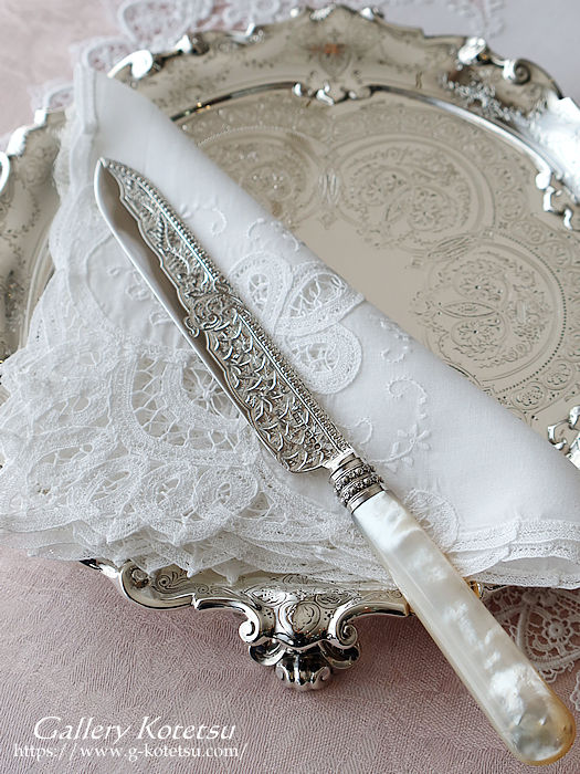 antique silver cake knife AeB[NVo[@P[LiCt