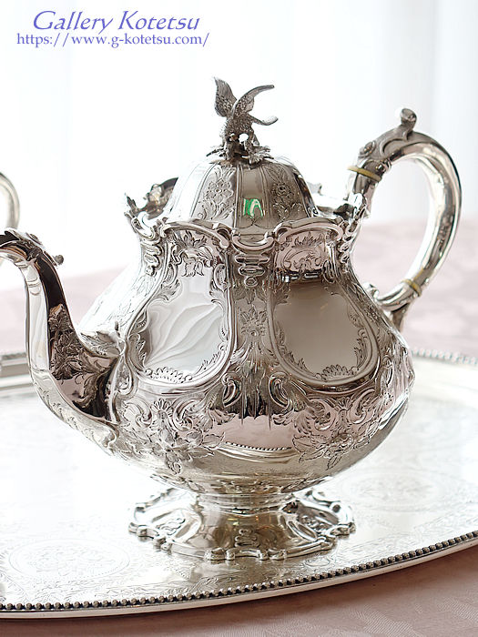 antique silver tea set AeB[NVo[@eB[Zbg