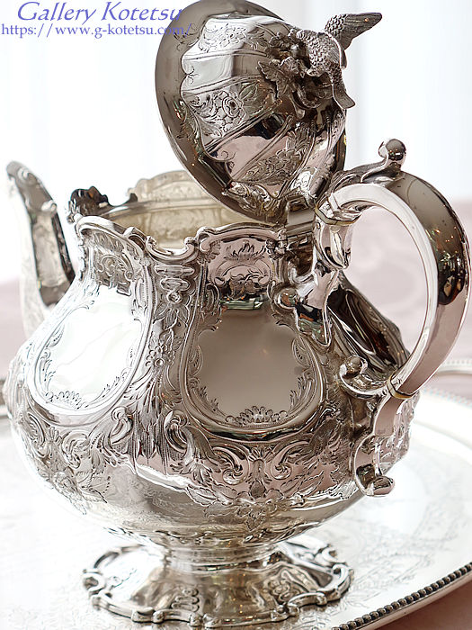 antique silver tea set AeB[NVo[@eB[Zbg