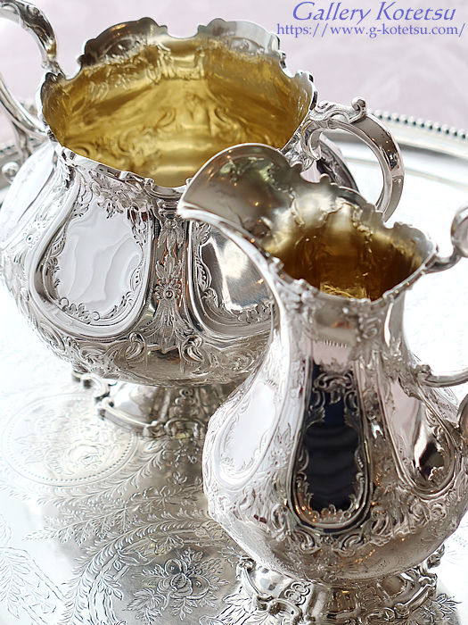 antique silver tea set AeB[NVo[@eB[Zbg