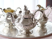 AeB[NVo[eB[Zbg antique silver teaset