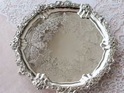 Vo[T@ antique silver salver