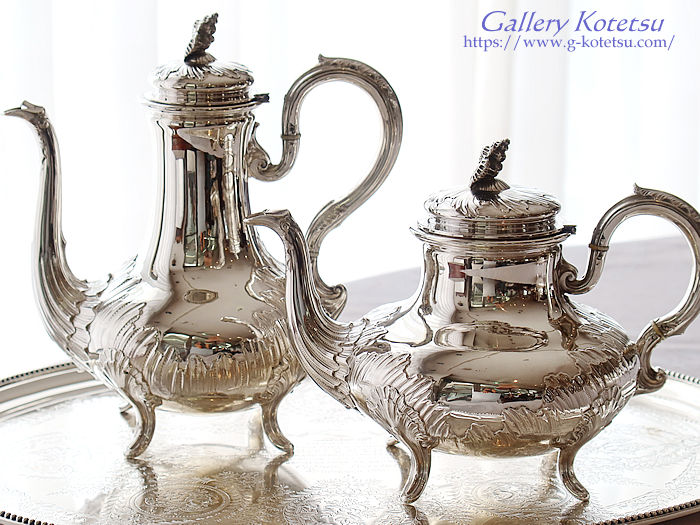 antique silver tea set AeB[NVo[@eB[Zbg