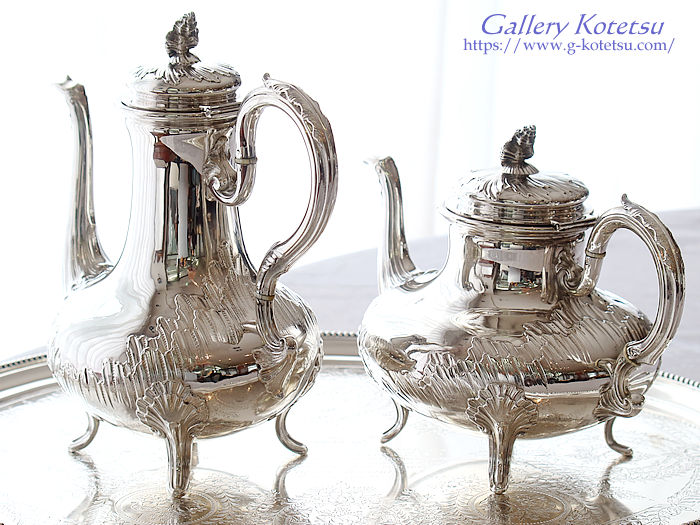 antique silver tea set AeB[NVo[@eB[Zbg