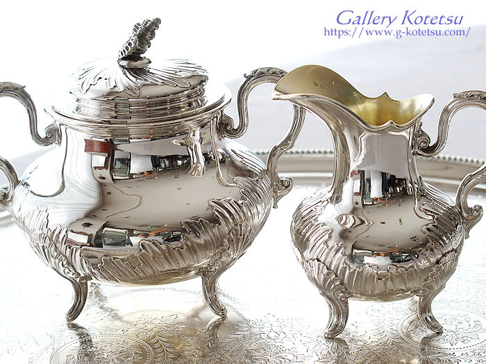 antique silver tea set AeB[NVo[@eB[Zbg