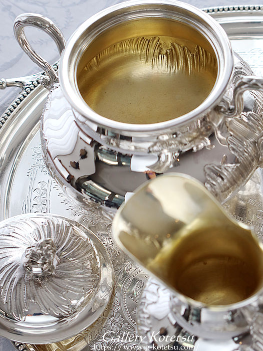 antique silver tea set AeB[NVo[@eB[Zbg