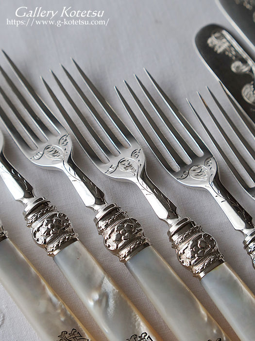 antique silver dessert cutlery AeB[NVo[@fU[gJg[