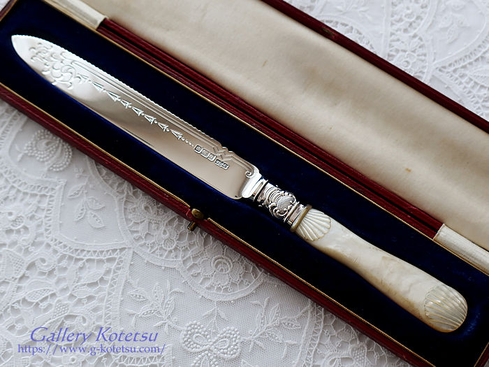 antique silver cake knife AeB[NVo[@P[LiCt