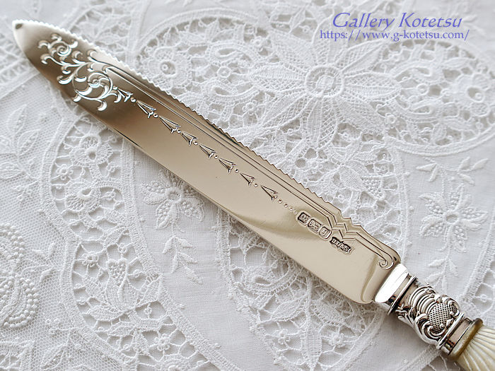 antique silver cake knife AeB[NVo[@P[LiCt